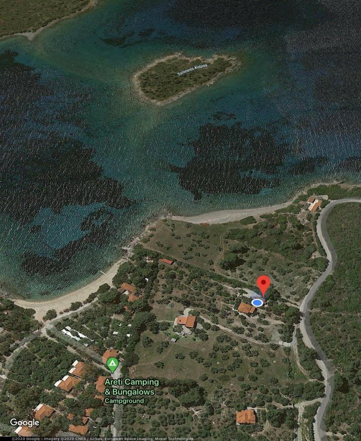 Villa Hidden Gem Sithonia Metochi Agias Kiriakis Exterior foto